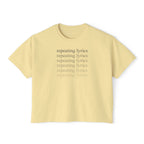 Repeating Lyrics T-Shirt