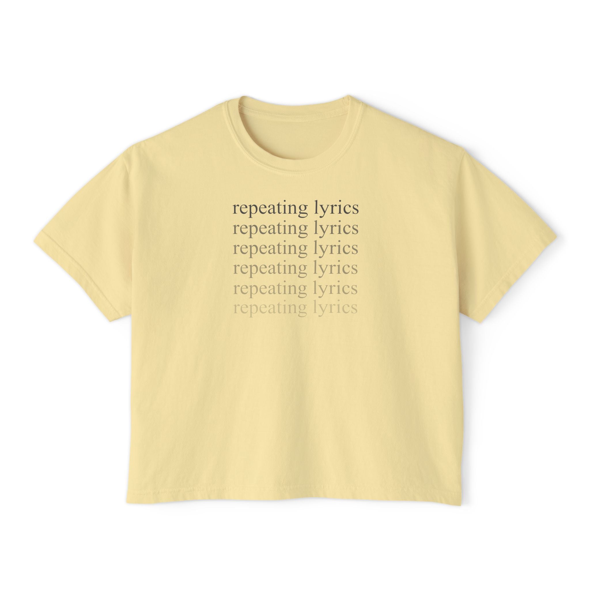 Repeating Lyrics T-Shirt