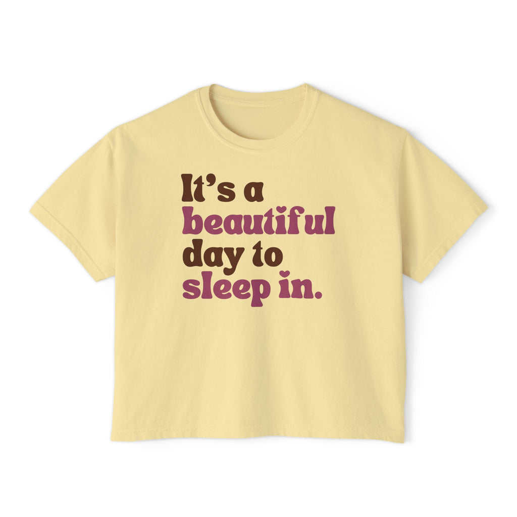 It's A Beautiful Day To Sleep In T-Shirt
