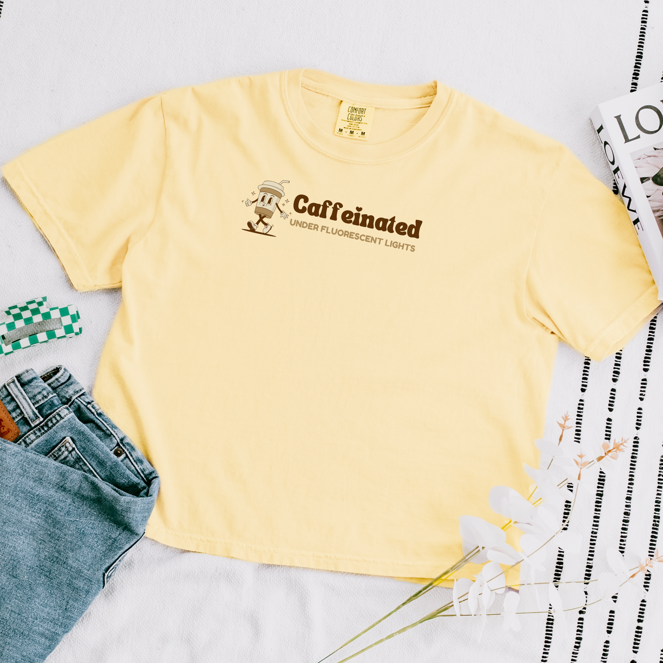 Caffeinated Under Fluorescent Lights T-Shirt