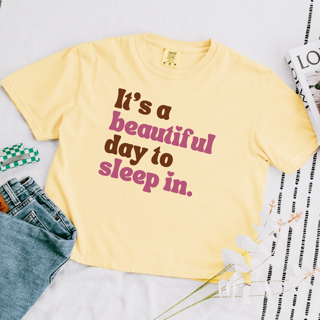 It's A Beautiful Day To Sleep In T-Shirt