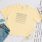 Repeating Lyrics T-Shirt
