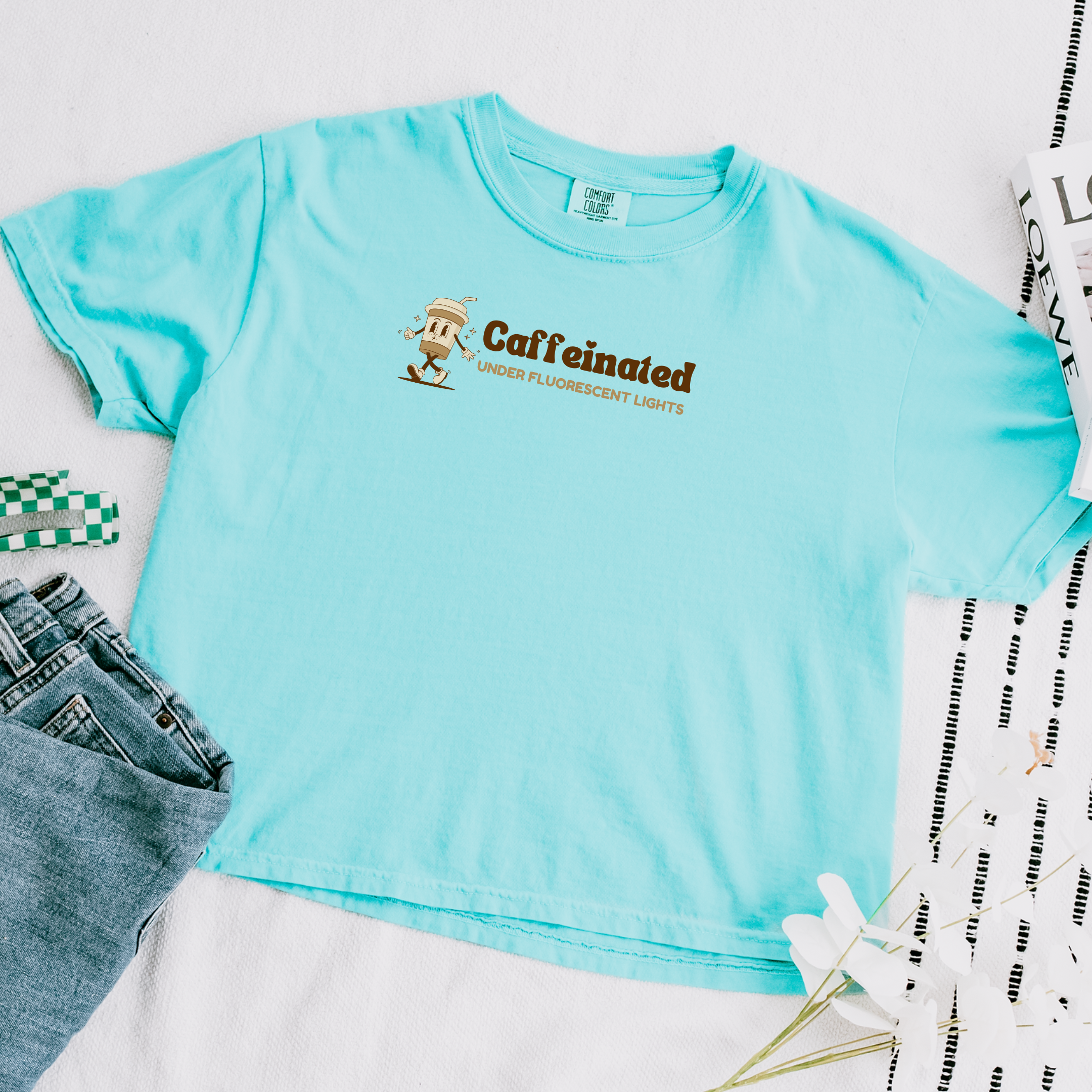 Caffeinated Under Fluorescent Lights T-Shirt