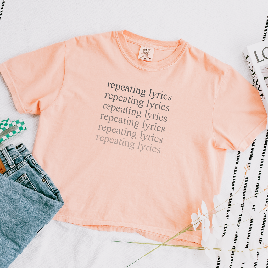 Repeating Lyrics T-Shirt