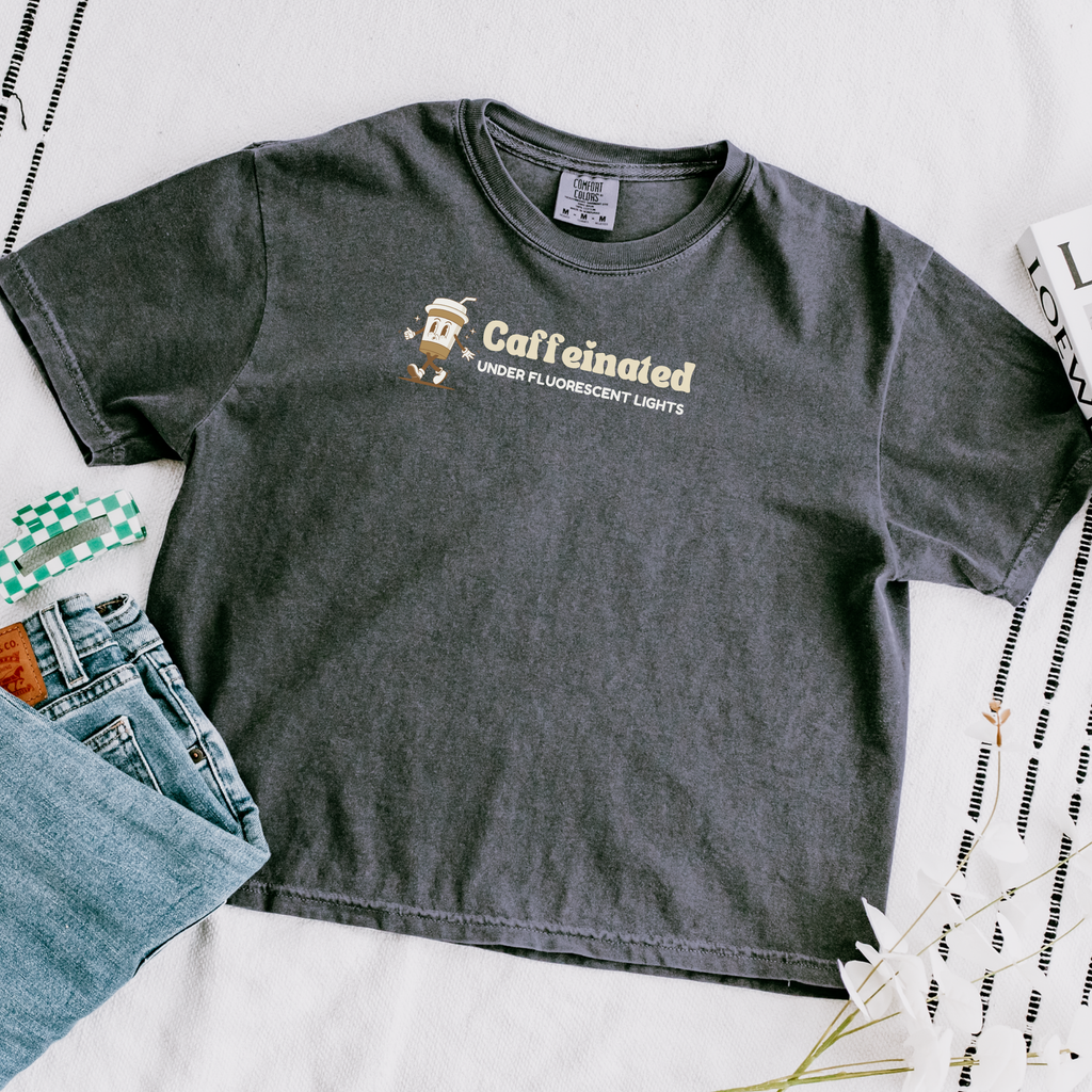 Caffeinated Under Fluorescent Lights T-Shirt