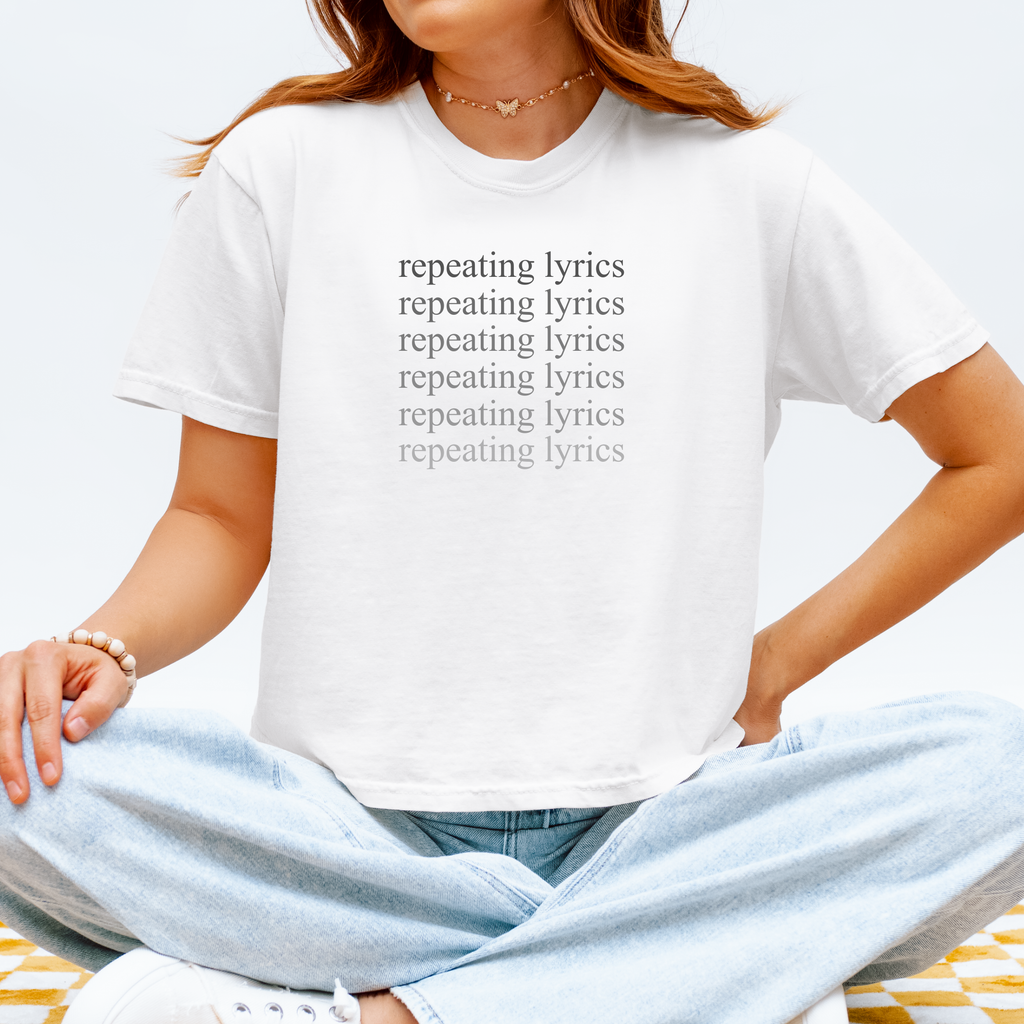 Repeating Lyrics T-Shirt